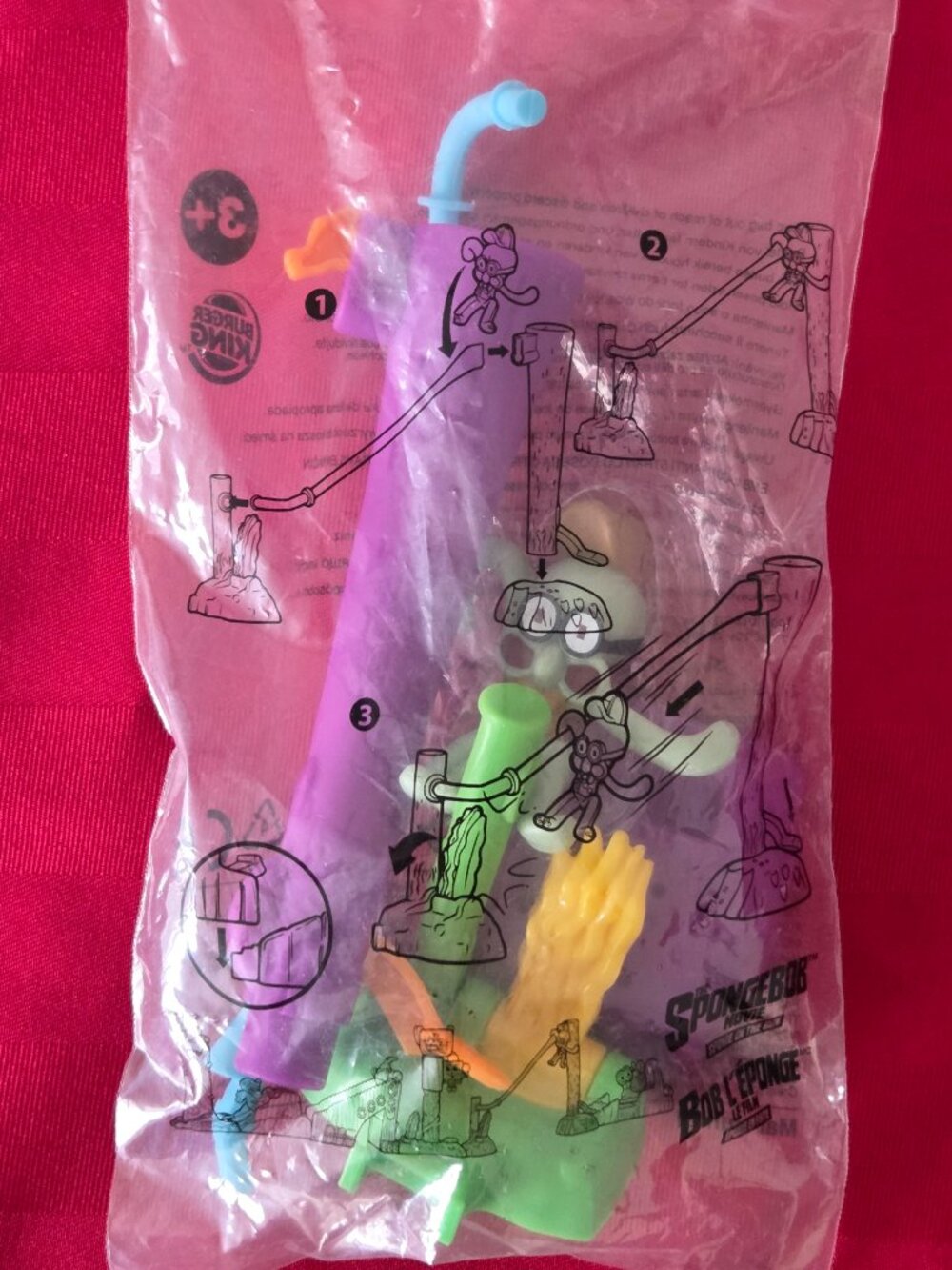 2020 SPONGEBOB SQUAREPANTS, SPONGE ON THE RUN, SQUIDWARD TOY, STILL SEALED!!!